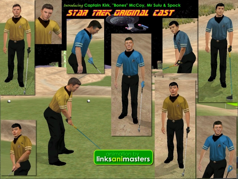 Captain Kirk and friends